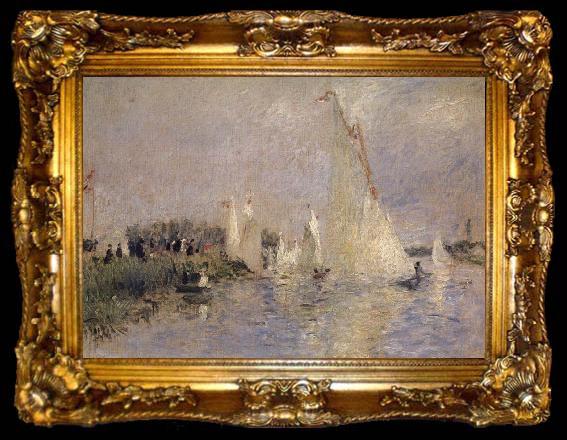 framed  Pierre-Auguste Renoir Regates a Argenteuil, ta009-2